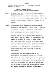 Dateline116 Comics Aasnes to Zozo (VOA Radio Script)