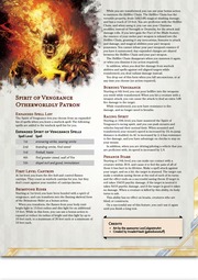 Spirit Of Vengeance (Otherworldly Patron)