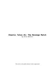 Chaotic Tales: The Revenge Match